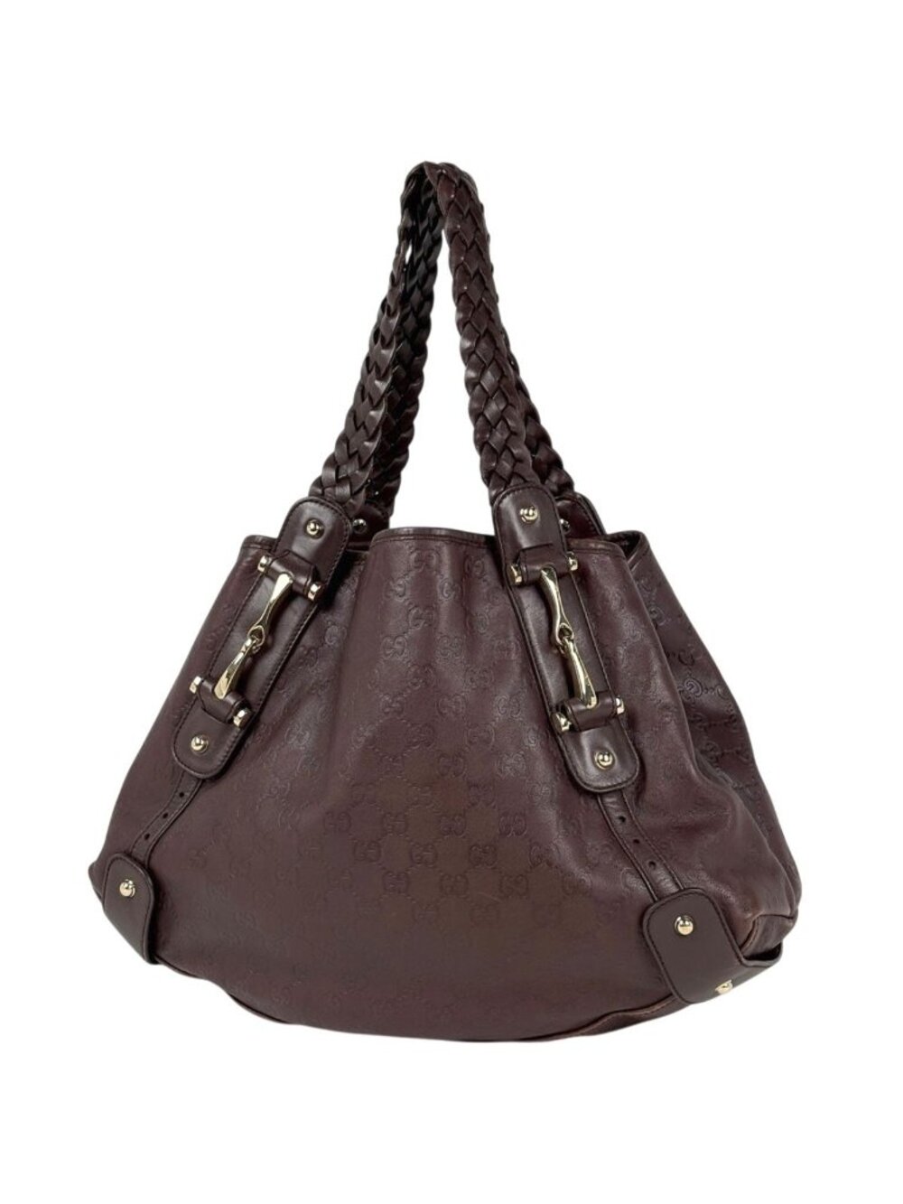 Gucci Guccissima Tote Horsebit Shi Marais the Brown